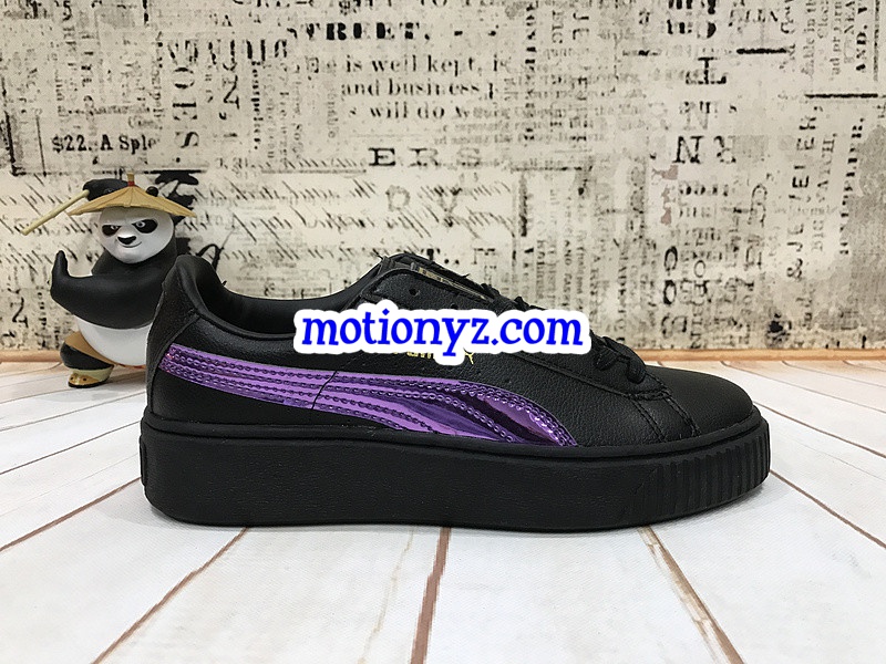 Puma Fenty Rihanna Creeper Low Leather Black Purple